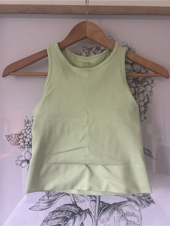 Abercrombie & Fitch Tops - Abercrombie & Fitch (YPB) Pale Lime Ribbed Tank
